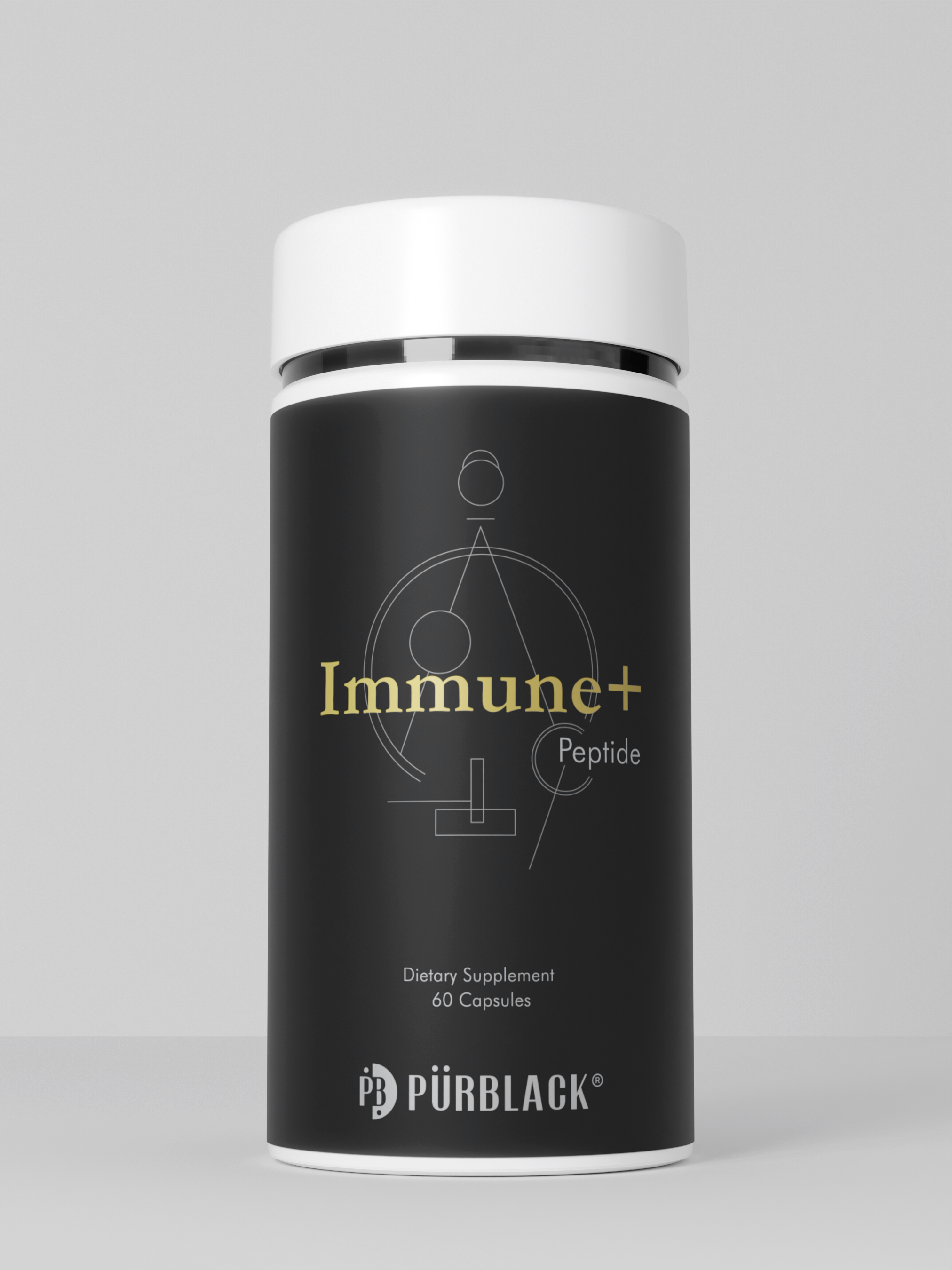 Immune+ Peptide Capsules, 60 Count (30 Servings)