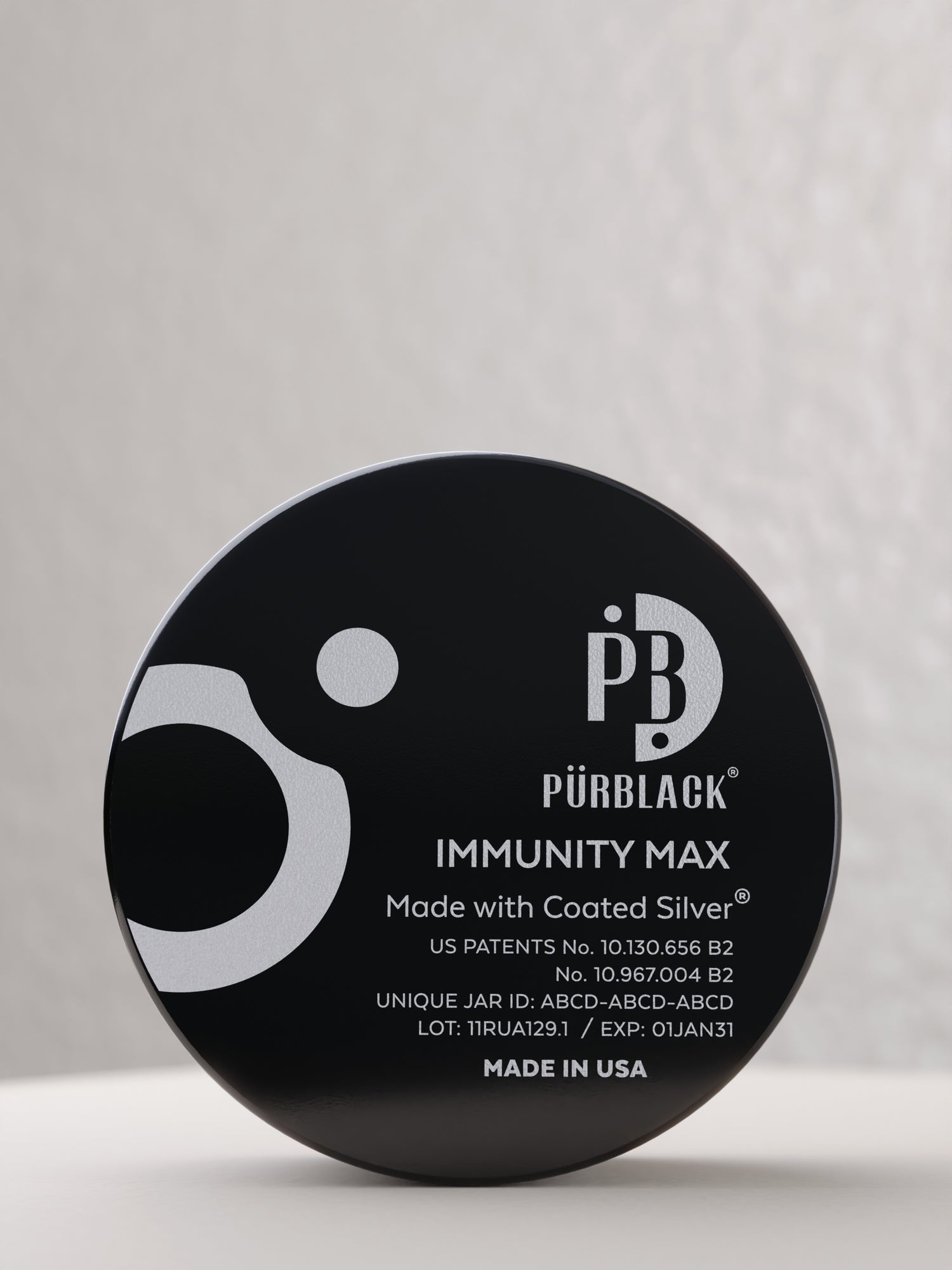 Pürblack® Immunity Max Shilajit Resin with Coated Silver®, 30 Grams