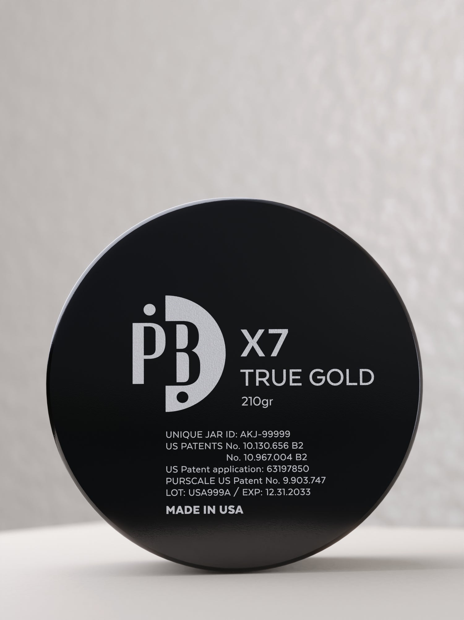 Pürblack® Shilajit Resin X7 with True Gold 555 PPM, 210 Grams