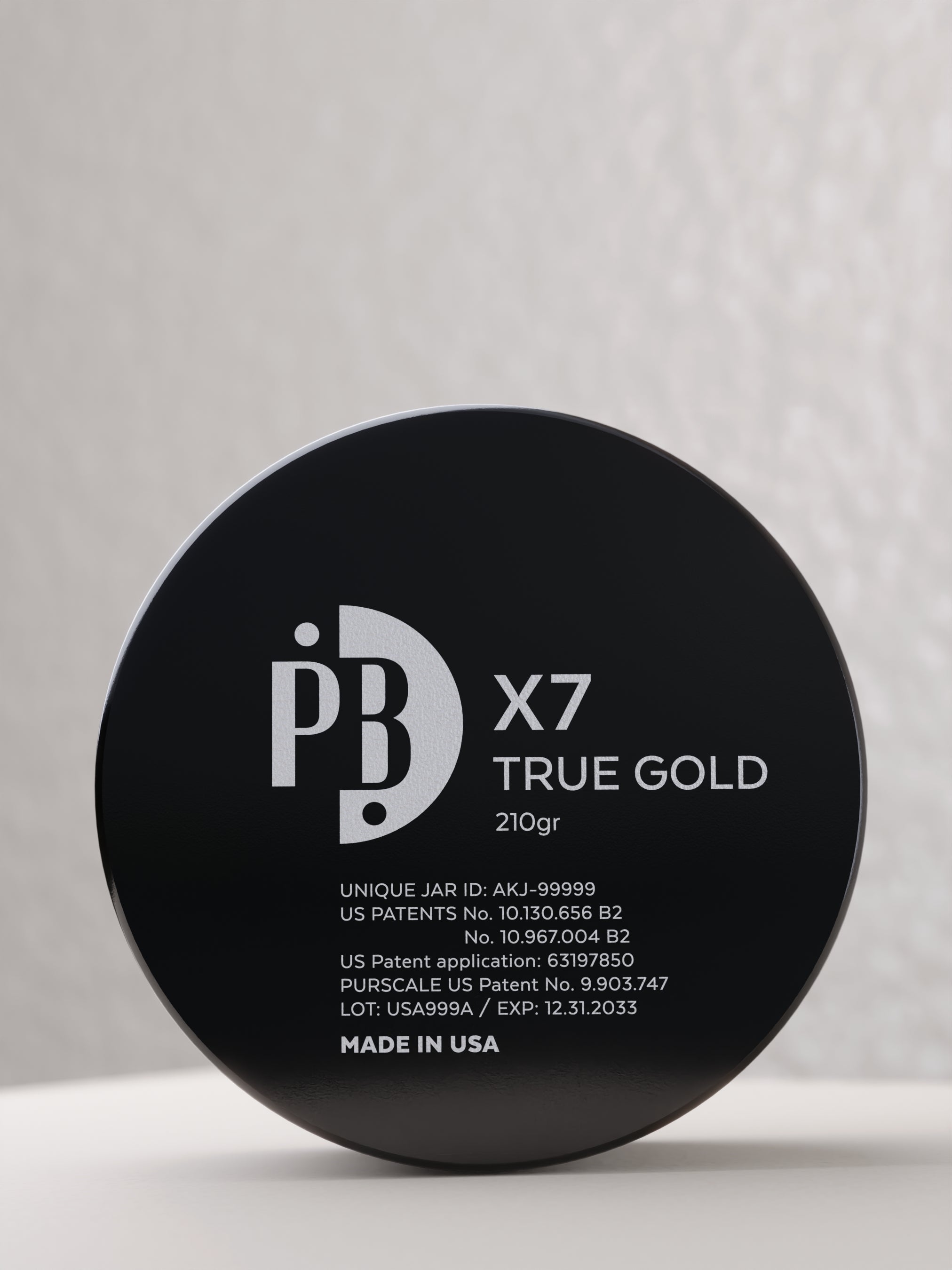 Pürblack® Shilajit Resin X7 with True Gold 555 PPM, 210 Grams