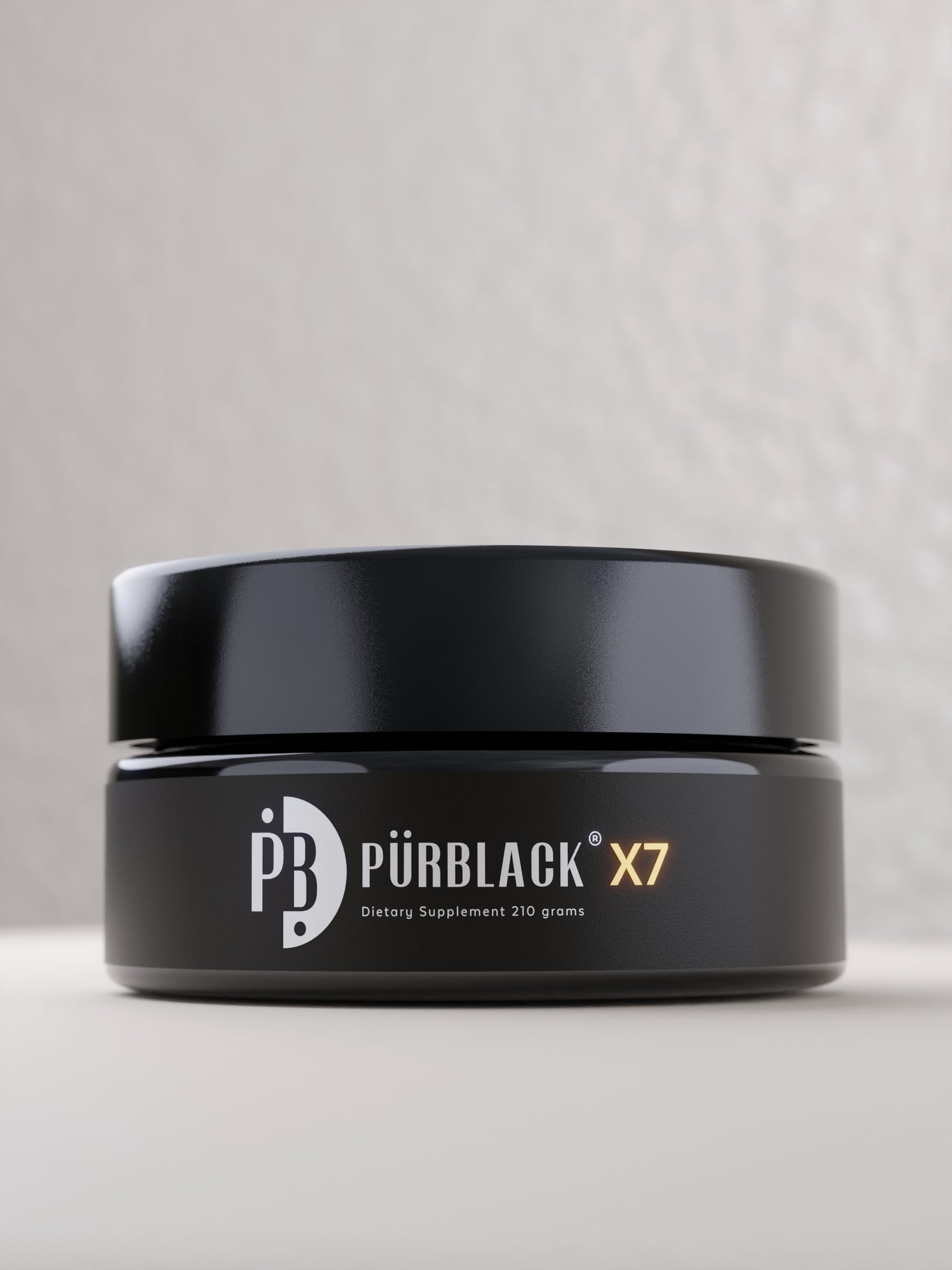 Pürblack® Shilajit Resin X7 with True Gold 555 PPM, 210 Grams