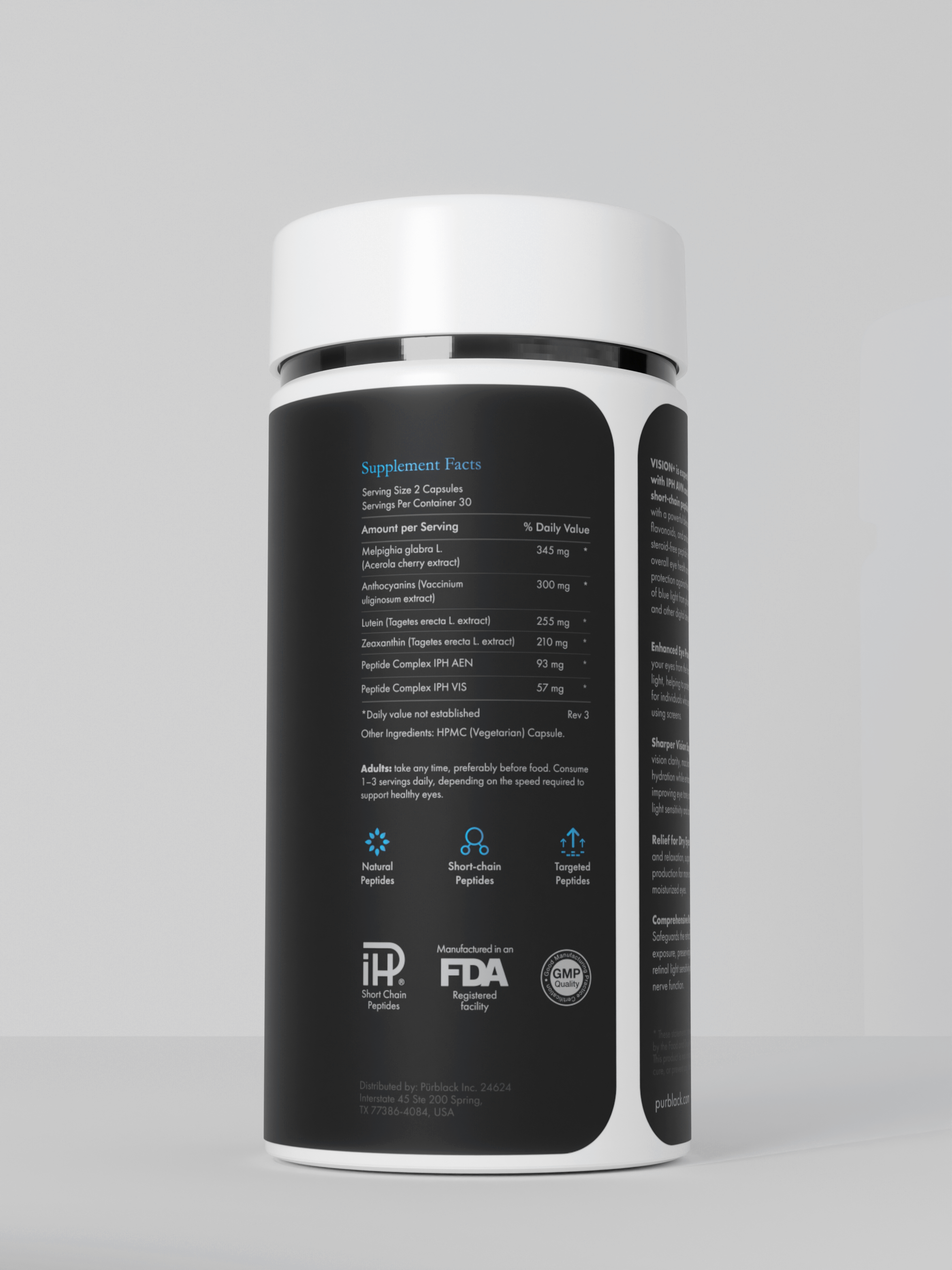 Vision+ Peptide Capsules, 60 Count (30 Servings)