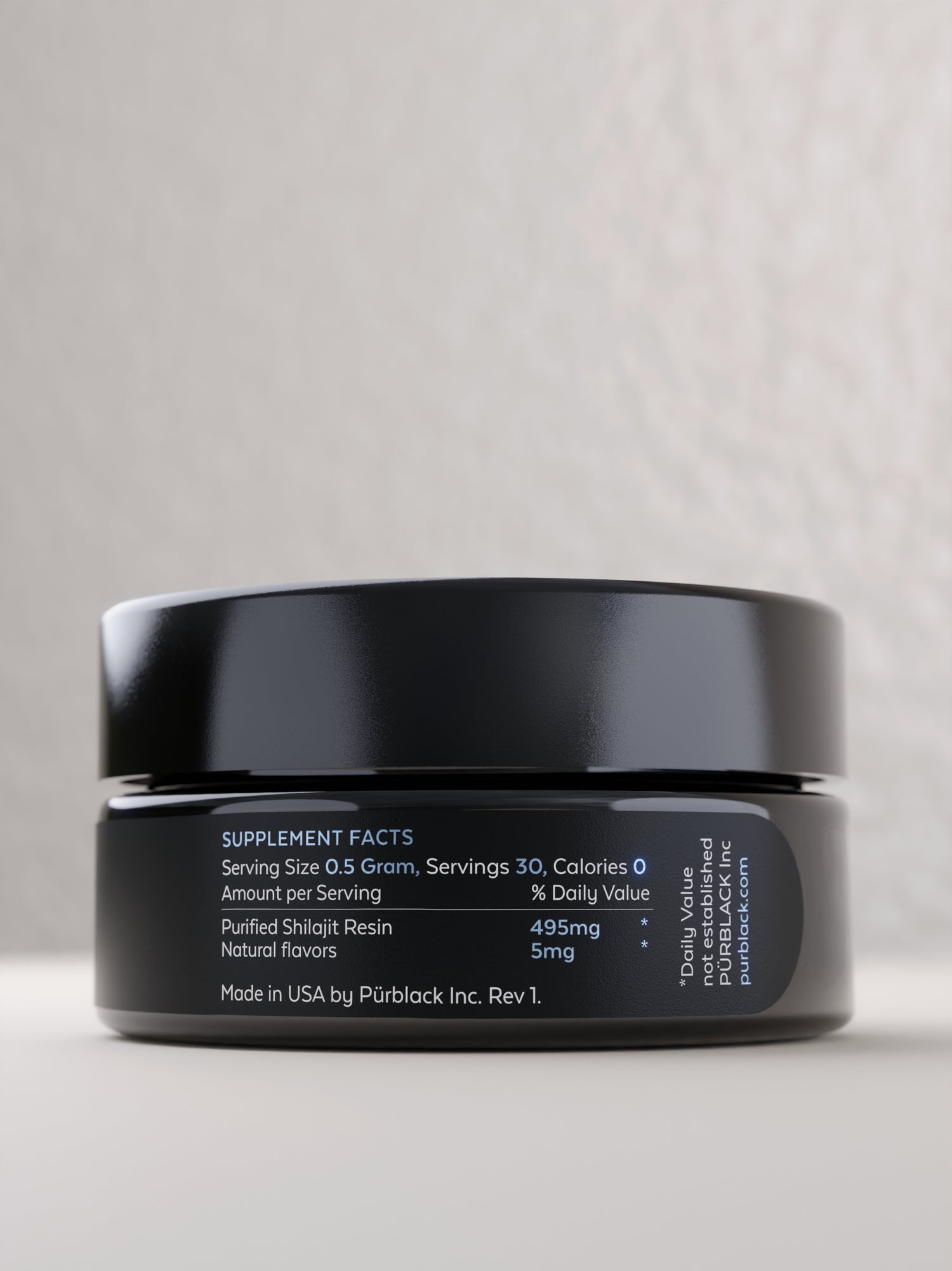 Pürblack® White Rabbit® Serene Shilajit Resin, 15 Grams