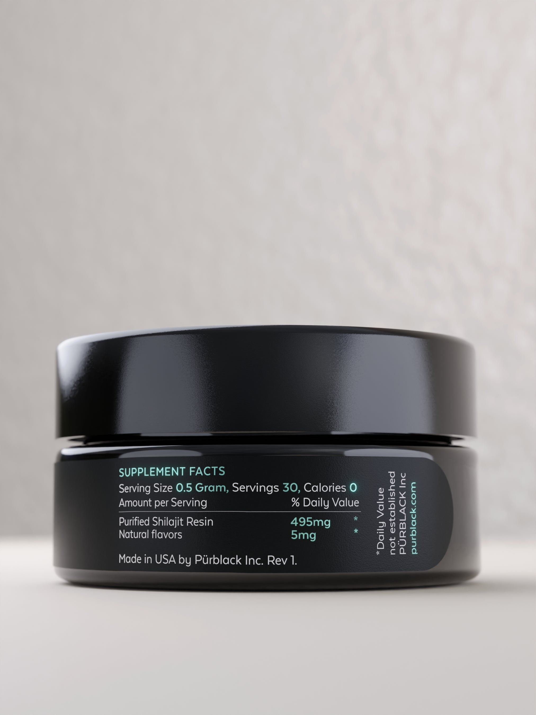 Pürblack® White Rabbit® Slim Shilajit Resin, 15 Grams