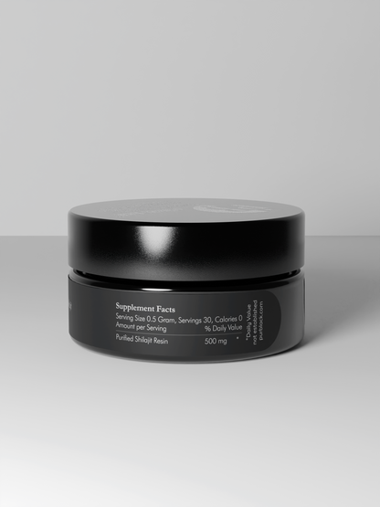 Pürblack® Research Grade Shilajit Resin, 15 grams