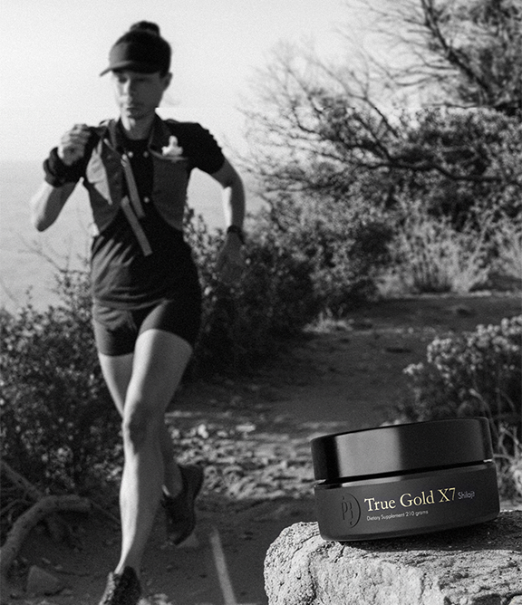 Pürblack® Shilajit Resin X7 with True Gold 555 PPM, 210 Grams