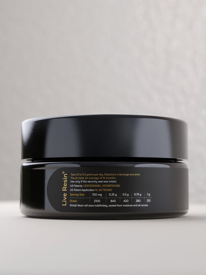 Pürblack Shilajit Live Resin X7 with True Gold 555 PPM, 210 grams