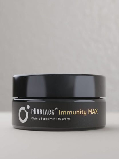 Pürblack Shilajit Immunity Max with Coated Silver, 30 grams