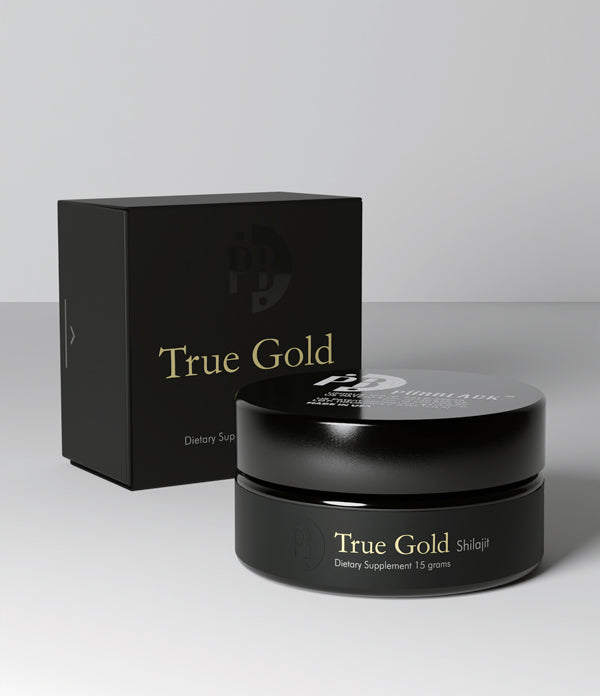 Pürblack® Shilajit Resin with True Gold 555 PPM, 15 Grams